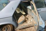1964 Chrysler New Yorker, back seat and floor board