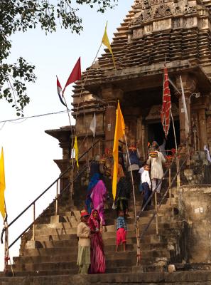 Entering the Matangeshvar Temple