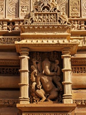 Lakshmana Temple carving - Ganesh