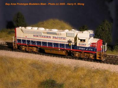 HO SP Bicentennial GP40P-2 3197 by Dan Crews
