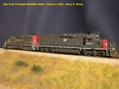 SP 8233 roseville repaint by Ricky T. Hall