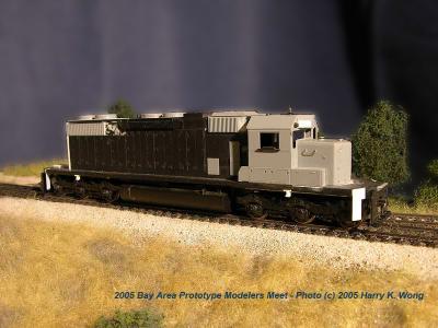 SP SD38-2 by Clyde King w/ corrected wheelbase.