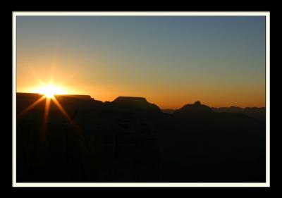 Sunrise at Mather Point.