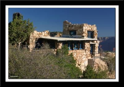 Lookout Studio near Grand Canyon Village on the south rim of the Grand Canyon.