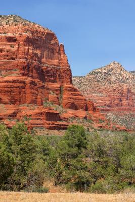 Red Rock formations along Dry Creek Canyon Road.