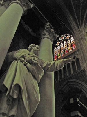 Statue in St Baafs Cathedral.jpg