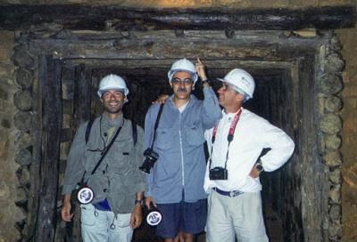 VeListi voi ??? In miniera dovete andare! E noi ci siamo andati!2002 Sardegna - Fausto M., Ugo, Mauro