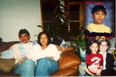 Nestor Aguila and Ofelia Opel Pasia - Aguila with Son Tim and daughter Francesca