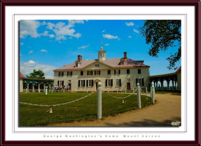 George Washington's Home, Mount Vernon  Alexandria, VA