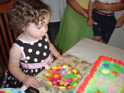 Leila's birthday party at grandma-ma's