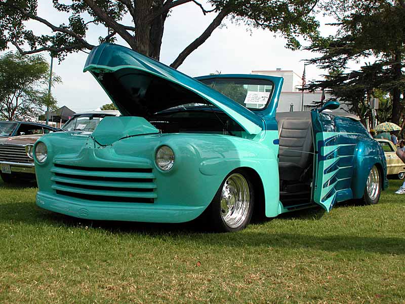 Custom 1946 Ford Convertable - Taken at the Signal Hill DARE Car Show 2003