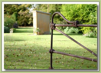 Old gate & outside  loo
