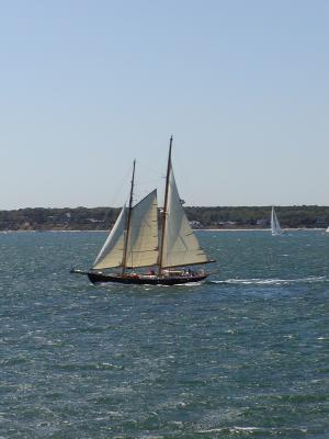 Catchin' a breeze off of Martha's Vineyard