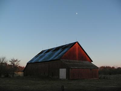 Barn at Sunset