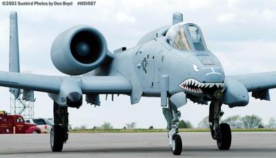 USAF A-10A Thunderbolt II AF81-964 aviation military air show stock photo #3681