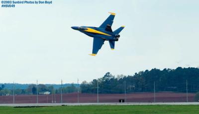 USN Blue Angels F/A-18 Hornet #5 military aviation air show stock photo #3735