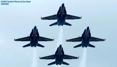 USN Blue Angels F/A-18 Hornets military aviation air show stock photo #3751