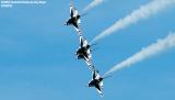 USAF Thunderbirds military aviation air show stock photo #4371
