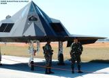 USAF F-117A Nighthawk AF81-798 from 49th Fighter Wing, Holloman AFB military aviation air show stock photo #4095