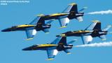 USN Blue Angels F/A-18 Hornets military aviation air show stock photo #4148
