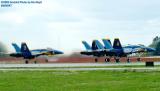 USN Blue Angels F/A-18 Hornet formation takeoff military aviation air show stock photo #3733