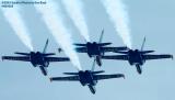 USN Blue Angels F/A-18 Hornets military aviation air show stock photo #3753