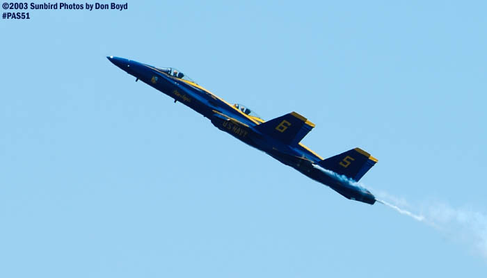 USN Blue Angels F/A-18 Hornets military aviation air show stock photo #4163