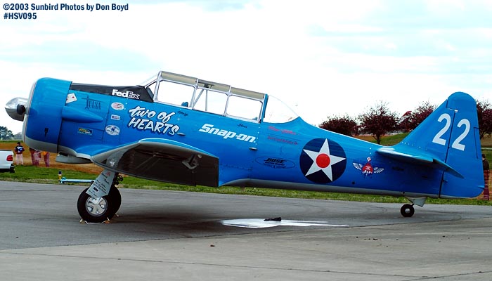 Steve Dildas North American SNJ-6 N73RR warbird air show stock photo #3797