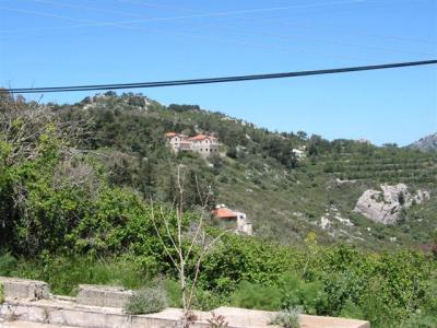 View towards Kantara castle with Matsis house showing
