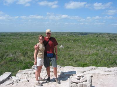 Anne and Randy over Coba.JPG