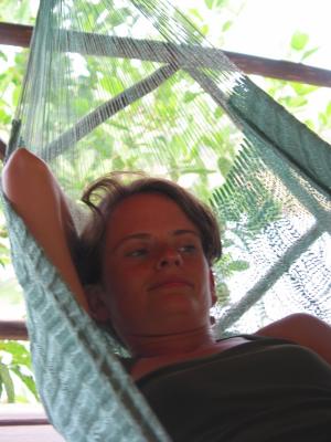 Contemplative Anne in the hammock.JPG