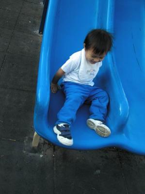 I know how to use the slide all by myself now!