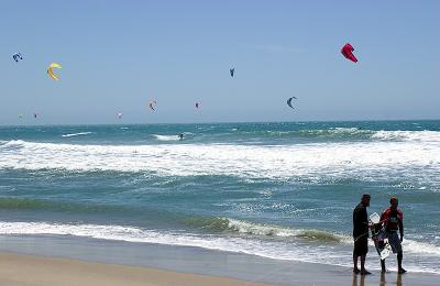 kitesurfing