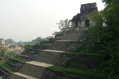 049 - Palenque: temple of the Foliated Cross