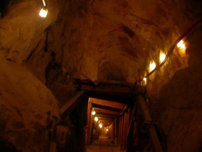 End of the mine tour