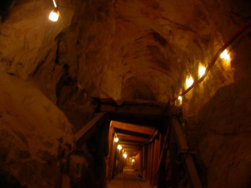 End of the mine tour