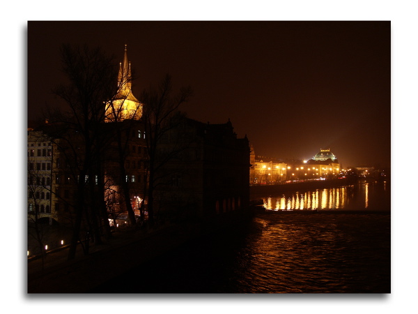 Upriver from Charles Bridge