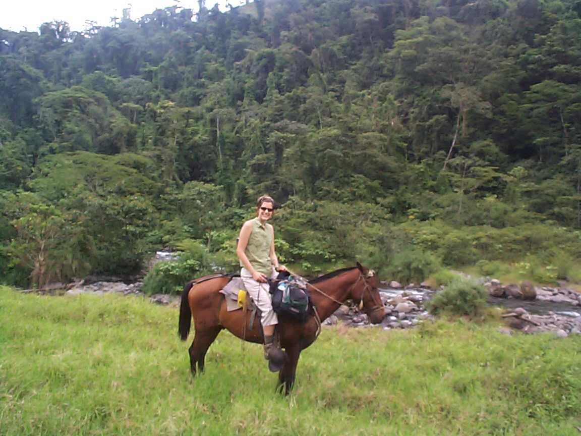 Maria is CLEARLY  an experienced equestrian..can you tell?