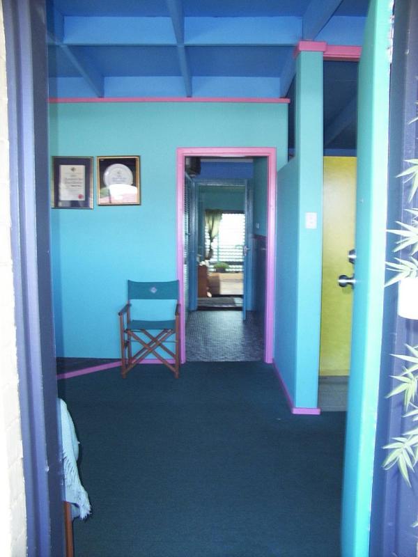 Side Front door, looking in through Lounge1 to Laundry &Games