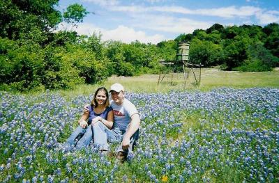 Shelly and Ross in the Bluebonnets