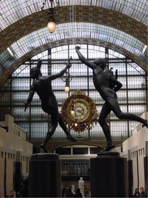 The Musee d'Orsay, a former train station