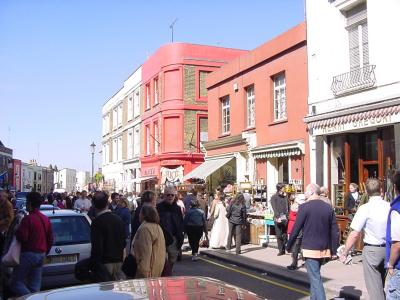 Saturday crowd at Notting Hill