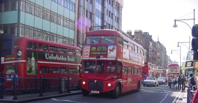 London's (formerly) familiar red buses