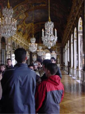 Hall of Mirrors, where the Treaty of Versailles was signed