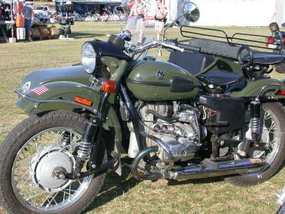 Ural (Russian BMW knock-off) and sidecar