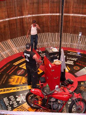 In the Wall of Death, constructed in 1941