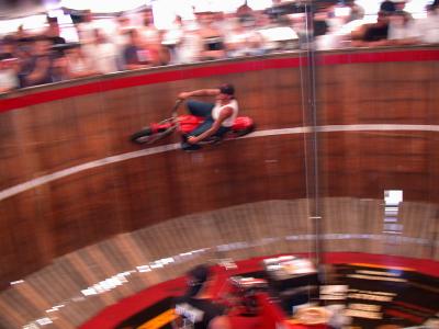 Taking a spin on the Wall of Death