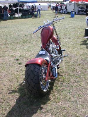 Narrow bike, fat tire