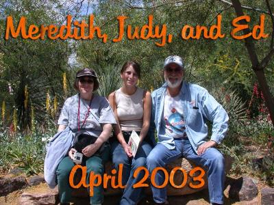 Meredith Visits Ed and Judy, April 2003
