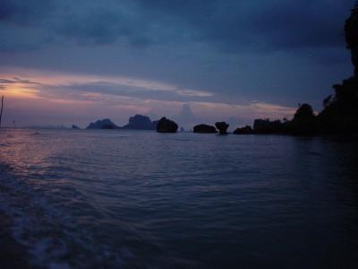sunset at Hat Ton Sai